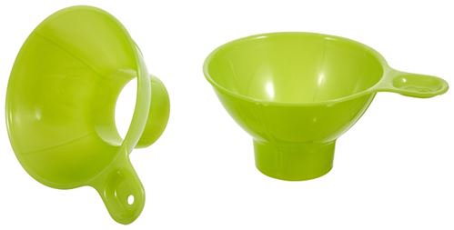 Arrow Plastic 1406 Canning Funnel, Plastic, Lime Green, 7-1/2 in L, Pack of 6