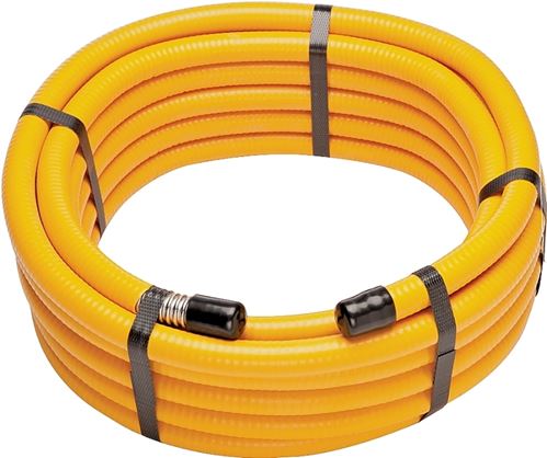 Pro-Flex PFCT-3425 Flexible Hose, 3/4 in, Stainless Steel, Yellow, 25 ft L