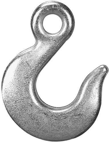 Campbell T9101824 Eye Slip Hook, 1/2 in, 9200 lb Working Load, 43 Grade, Steel, Zinc