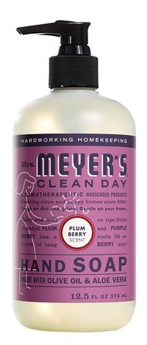 Mrs. Meyer's 11336 Hand Soap, Liquid, Plum Berry, 12.5 fl-oz Bottle