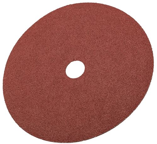 3M 81376 Fiber Disc, 7 in Dia, 7/8 in Arbor, Coated, 50 Grit, Coarse, Aluminum Oxide Abrasive, Fiber Backing, Pack of 25