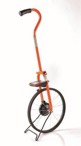 Keson MP401E Measuring Wheel, 9999.9 ft, 15-1/2 in Wheel, Steel Wheel, LCD Display, Steel, Orange