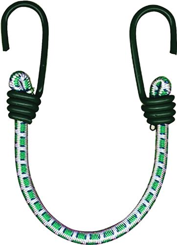 Keeper 06014 Bungee Cord, 13 in L, Rubber, Hook End, Pack of 10