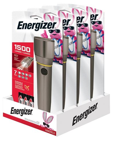 Eveready ENPMZH611 Flashlight, AA Battery, LED Lamp, 230 m Beam Distance