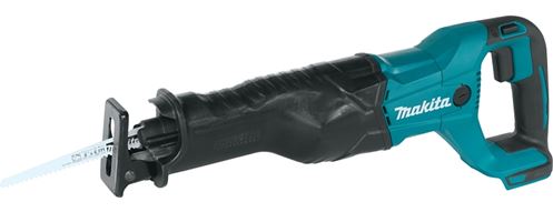 Makita XRJ04Z Reciprocating Saw, Tool Only, 18 V, 10 in Cutting Capacity, 1-1/4 in L Stroke, 0 to 2800 spm