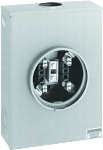 Square D URTRS213B Meter Socket, 1 -Phase, 200 A, 600 V, 4 -Jaw, Overhead, Underground Cable Entry