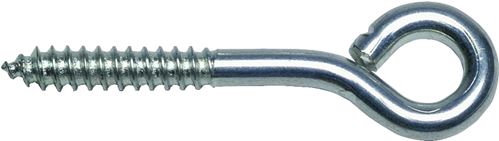 National Hardware N220-723 Lag Screw Eye, 2.12 in L Thread, 5-1/4 in OAL, 320 lb Working Load, Steel, Zinc, Pack of 10