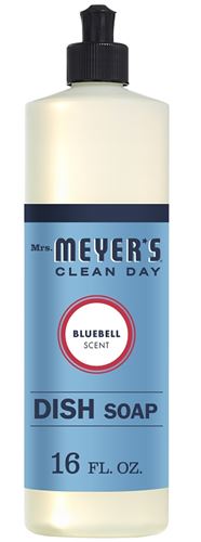 Mrs. Meyer's 17481 Dishwasher Soap, 16 fl-oz, Liquid, Bluebell