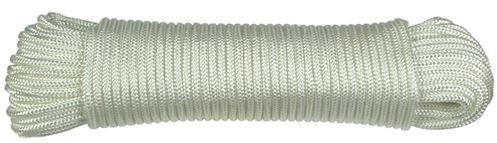 Ben-Mor 60013 Rope, 3/16 in, 100 ft L, Polyester, White, Pack of 6