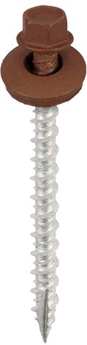 Acorn International SW-MW1225BN250 Screw, 2-1/2 in L, High-Low Thread, Hex Drive, Type 17 Point, 250/BAG