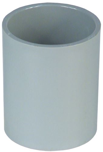 Carlon E940JR-CTN Standard Coupling, 2 in, 2.19 in ID x 2.734 in OD Dia, 2-1/2 in L, PVC, Gray