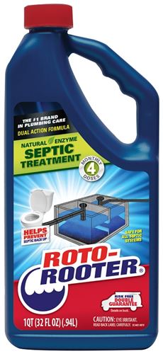 Roto-Rooter 351274 Septic Treatment, Liquid, Characteristic, 32 oz