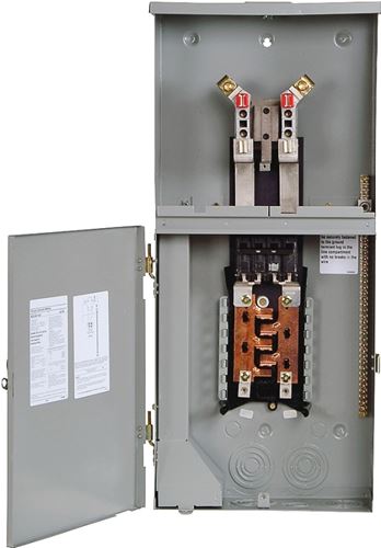 Siemens MC0816B1200CT Meter Combination Load Center, 200 A, 8 -Space, 4 -Jaw, 16 -Circuit, NEMA 3R Enclosure