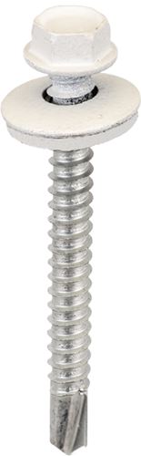 Acorn International SW-MM122W250 Screw, 2 in L, Hex Drive, Self-Drilling Point, Powder-Coated, 250/BAG