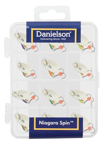 Danielson Niagara Spin NSGKIT1632 Spinner Kit, Brass, Gold Bait