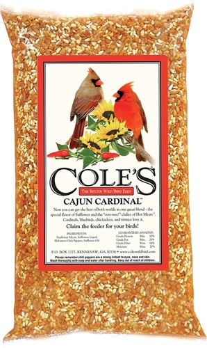 Cole's Cajun Cardinal Blend CB20 Blended Bird Seed, 20 lb Bag, Pack of 2