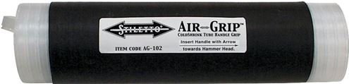 Stiletto AG-102 Handle Grip Wrap Tube, Rubber, Black