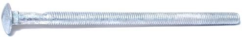 Midwest Fastener 05513 Carriage Bolt, 3/8-16 in Thread, NC Thread, 7 in OAL, 2 Grade