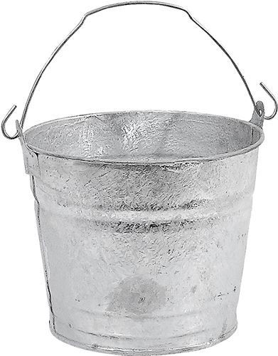 Behrens 1205 Pail, 5 qt Capacity, Steel