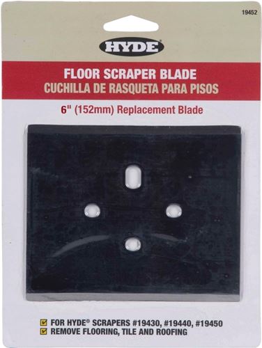 Hyde 19452 Hammer Scraper Blade, 6 in L, Carbon Steel