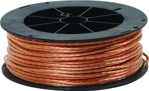 Southwire 4STRDX200BARE Bare Electrical Wire, Stranded, 4 AWG Wire, 198ft L, Copper Conductor