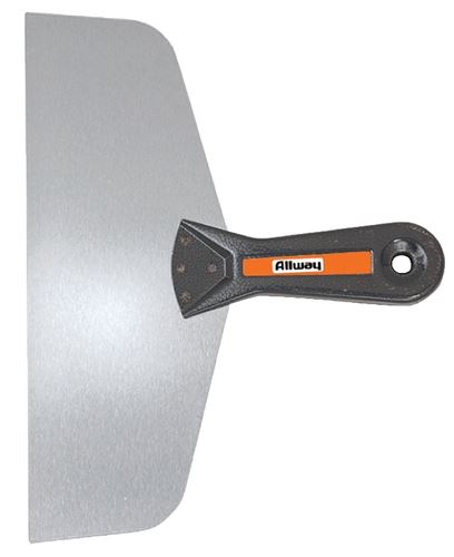Allway Tools T100 Knife, 10 in W Blade, Steel Blade, Flexible Blade, Plastic Handle, Pack of 10