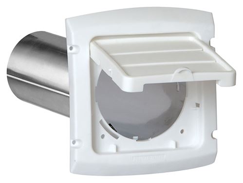 Dundas Jafine EzAccess BHLH4WZW Exhaust Hood, 6-1/8 in W Hood, 0.85 in D Hood, 7 in H Hood, 4 in Duct, White Hood