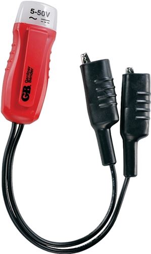 Gardner Bender GET-3202 Twin Probe Circuit Tester, 5 to 50 V, Functions: Voltage, Red