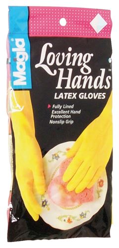 Spontex 69982 Protector Gloves, M, Latex, Yellow