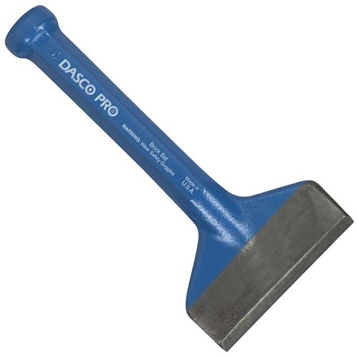 Dasco Pro 436-0 Brick Set, 3-1/2 in W Blade, 7 in OAL, HCS Blade