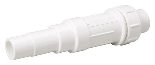 B & K 160-506HC Repair Pipe Coupling, 1-1/4 in, PVC, White, SCH 40 Schedule, 160 psi Pressure