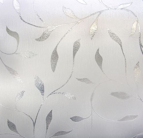 Artscape 01-0128 Window Film, 36 in L, 24 in W, Etched Leaf Pattern, Pack of 4