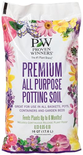 Proven Winners 3101012.Q16P Premium Potting Soil, 16 qt Bag