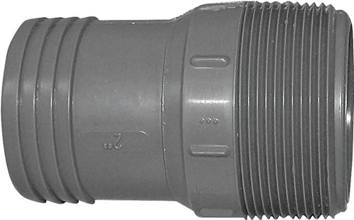 Boshart UPPA-20 Pipe Adapter, 2 in, MPT x Insert, Polyethylene