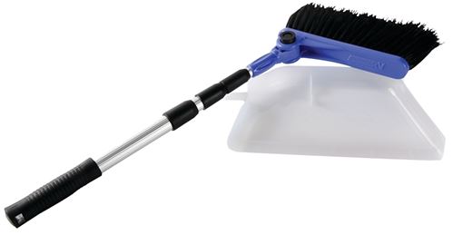 Camco 43623 Broom and Dust Pan