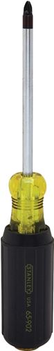 Stanley 65-902 Screwdriver, #2 Drive, Phillips Drive, 8-1/2 in OAL, 4 in L Shank, Vinyl Grip Handle