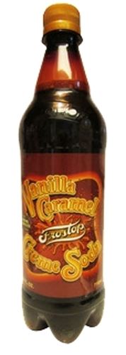 Frostop 512050 Soda, Vanilla Caramel Cream Flavor, 24 oz Bottle, Pack of 24