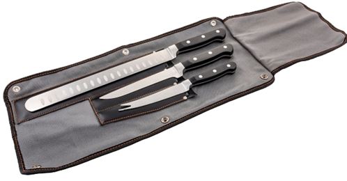 Oklahoma Joe's 5789579R04 Blacksmith Knife Set, Full-Tang Handle