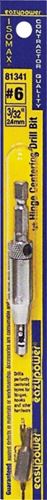 Eazypower 81341 Drill Bit, 3/32 in Dia, Hinge Centering