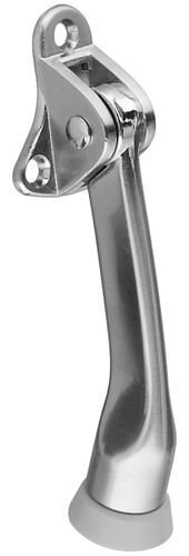 National Hardware V238 Series N335-885 Door Stop, Zinc, Satin Nickel