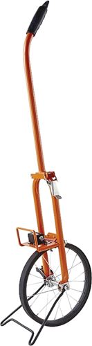 Keson MP301 Measuring Wheel, 9999.9 ft, 11-1/2 in Wheel, Rubber Wheel, Steel, Orange