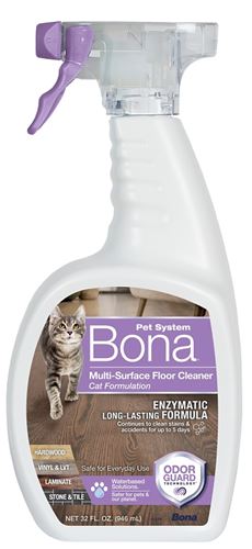 Bona WM863051001 Cat Formulation Floor Cleaner, 32 oz Bottle, Liquid