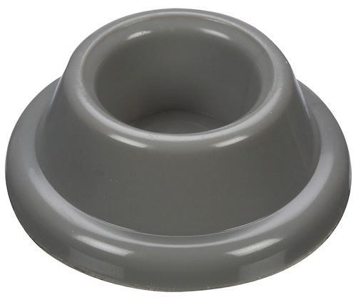 National Hardware N243-808 Door Stop, 1.9 in Dia Base, 0.72 in Projection, Plastic, Gray