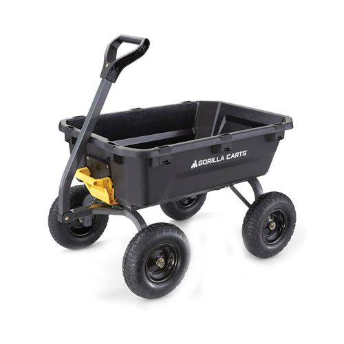 TRICAM INDUSTRIES - Gorilla Carts GCG-7 Yard Dump Cart, 1200 lb, 39-1/2 ...