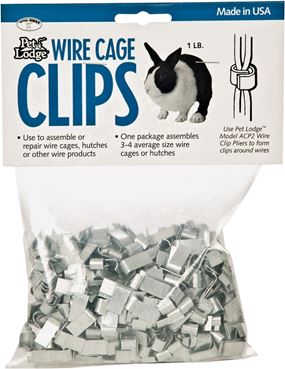 Miller ACC1 Cage Clip, Ferrule, Metal, For: ACP2 Pet Lodge Wire Clip Pliers, 14 - 16 ga Wire Panels