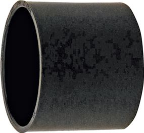 Canplas 103004BC Pipe Coupling, 4 in, Hub, ABS, Black, 40 Schedule