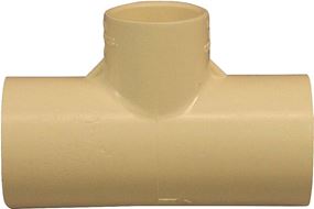 Nibco T00203C Pipe Tee, 1 x 3/4 in, CPVC, SCH 40 Schedule