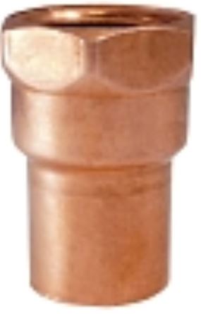 Elkhart Products 103 Series 30150 Pipe Adapter, 3/4 in, Sweat x FNPT, Copper