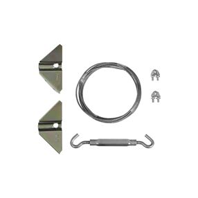 National Hardware V852 Series N192-211 Anti-Sag Gate Kit, Steel, Zinc, 1-Piece