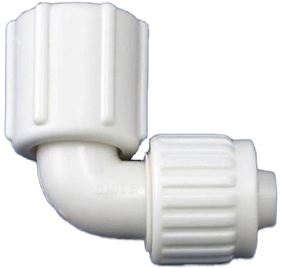 Flair-It PEXLOCK 16816 Pipe Elbow, 1/2 in, FPT, 90 deg Angle